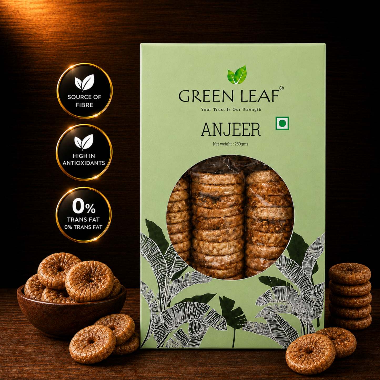 Green Leaf Green Anjeer - 250g
