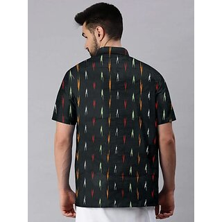 OMSAIFAB Men Self Design Casual Multicolor Shirt view 2
