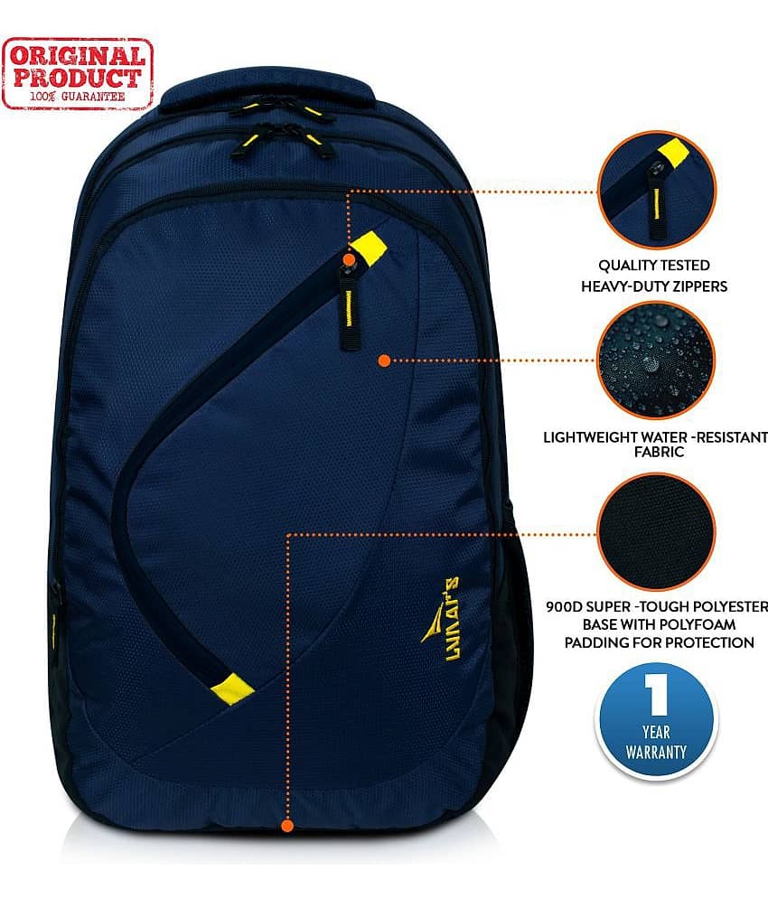 Lunar's 35 Ltrs Blue Backpack view 2