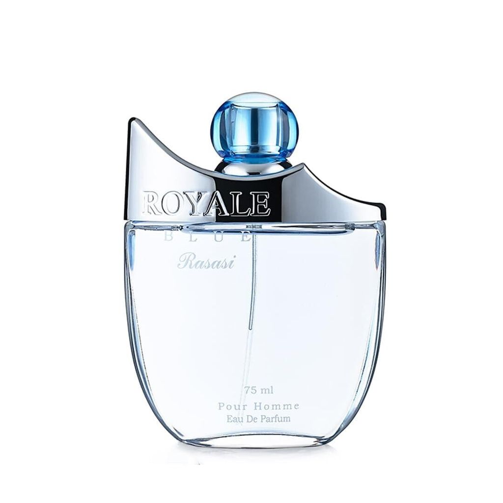 Rasasi Royale Blue Eau de Parfum for Men – 75 ml | Fresh Aquatic Long Lasting Fragrance view 2
