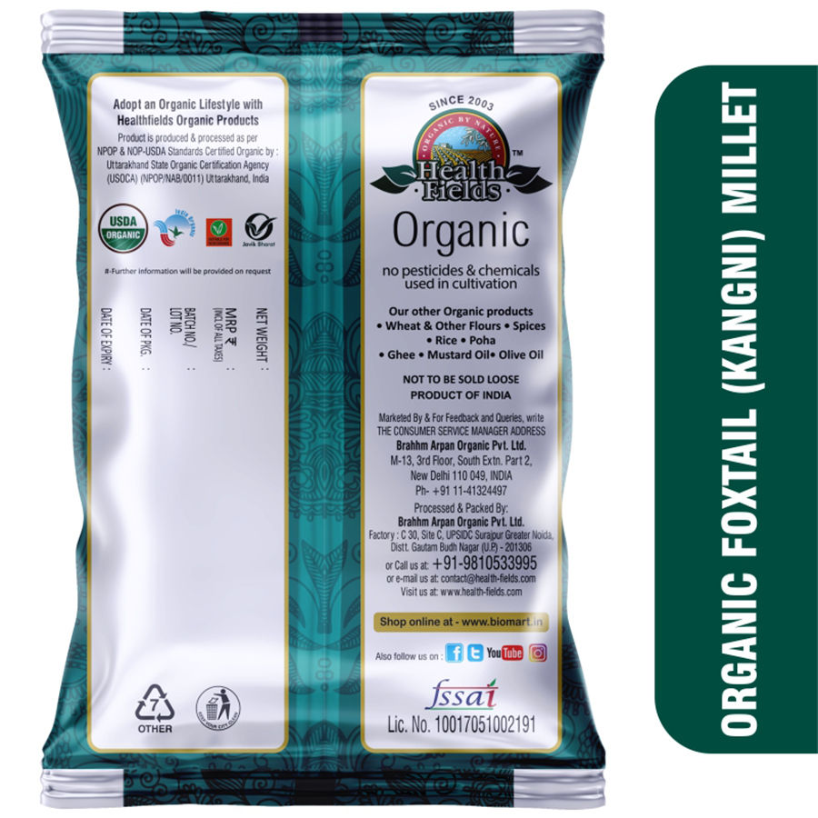 Health fields Organic Foxtail (Kangani) Millet 1Kg view 2