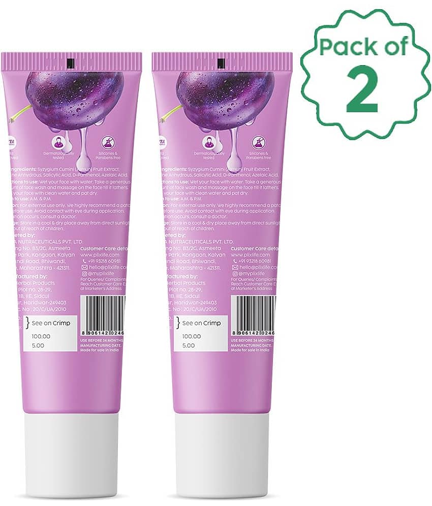 Plix - Daily Use Face Cleanser For All Skin Type 40 mL ( Pack of 2 ) view 2