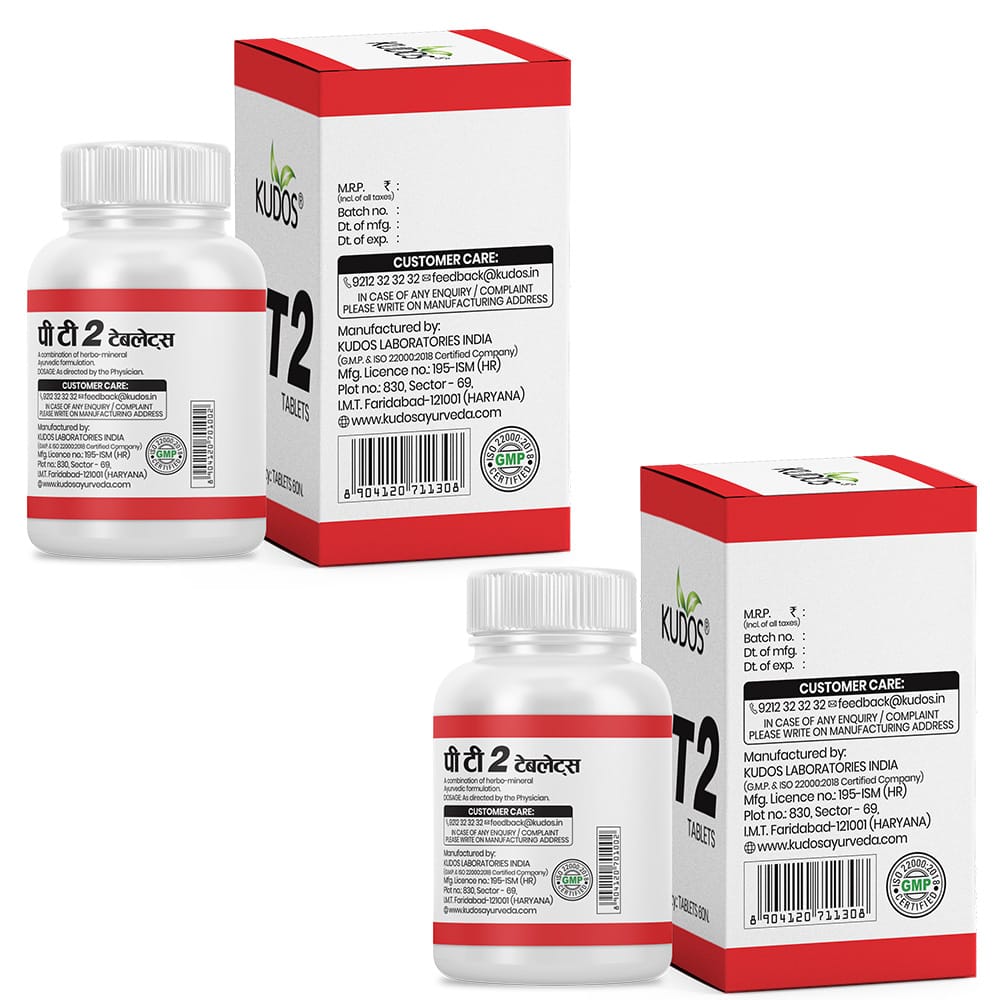 Kudos ayurveda PT2 Tablets | Piles Management Expert | 60 Tablets | Pack of 2 view 2