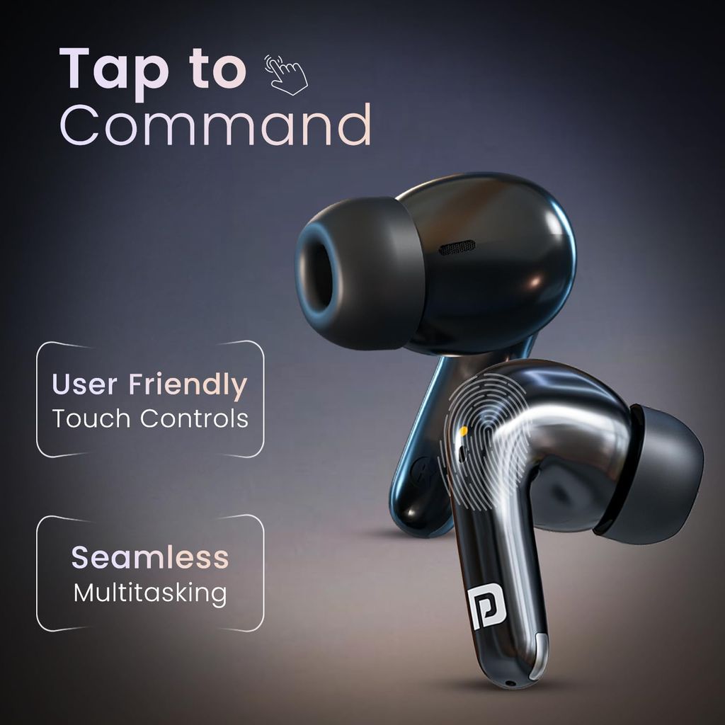 Portronics Harmonics Twins 33 ANC Bluetooth in Ear Earbuds view 2
