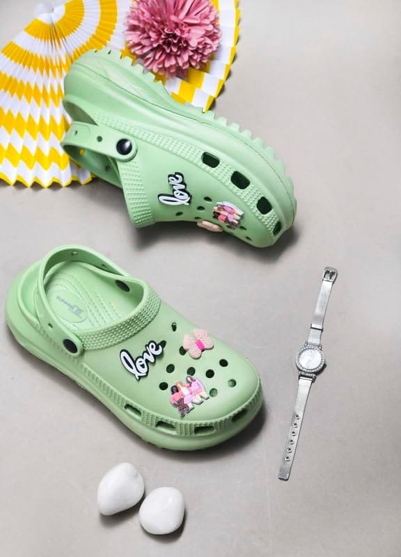 SLIPOVER Clogs|Clouds|Crocs|Mules for Women Stylish|Comfortable|Soft|Lightweight|Everyday|Anti-Skid|Lab Tested|Casual|EVA Slippers|Shoes|Sandals, Ideal for: Womens|Girls view 2