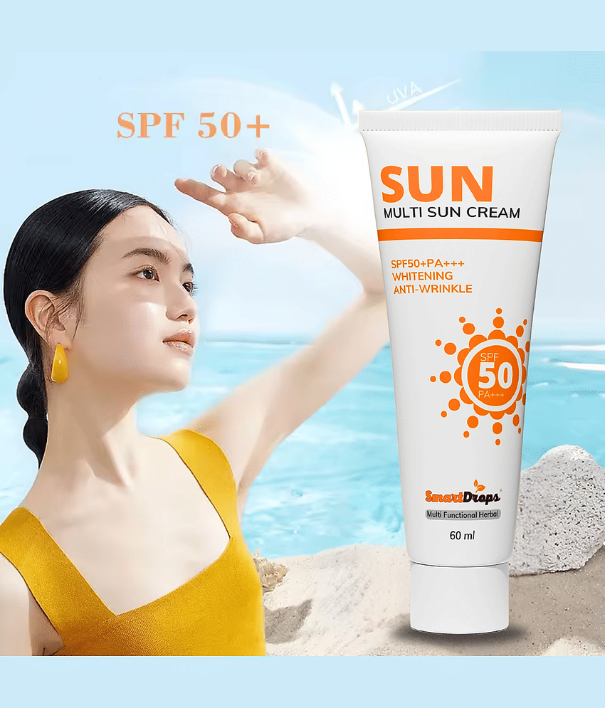 Smart drops SPF 15 Sunscreen Cream For All Skin Type ( Pack of 2 ) view 2