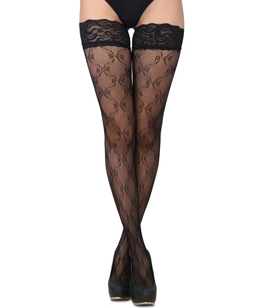 Kaamastra Black Nylon Stocking