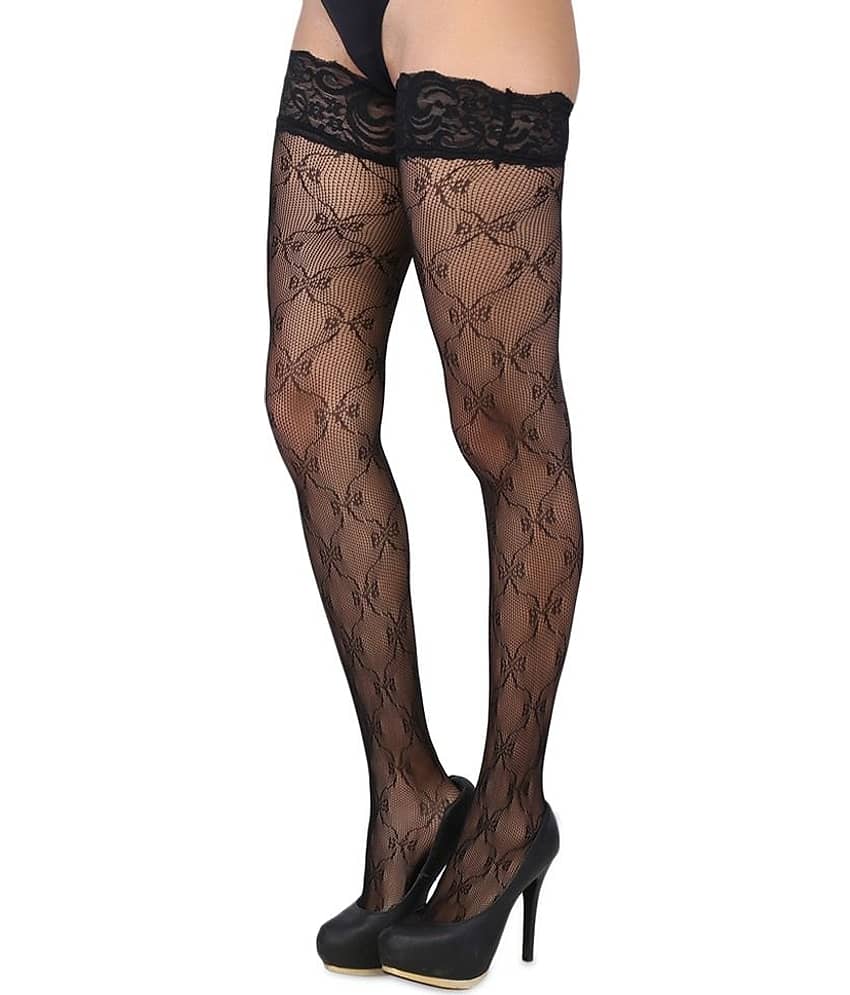 Kaamastra Black Nylon Stocking view 2
