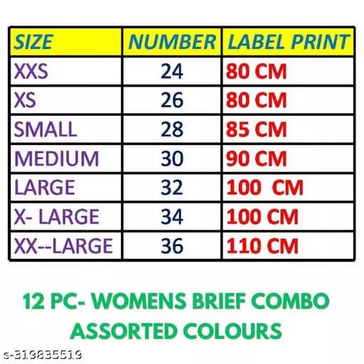 Pack of 12 -TWELEVE -SOLID--- women's mid-rise briefs. view 2