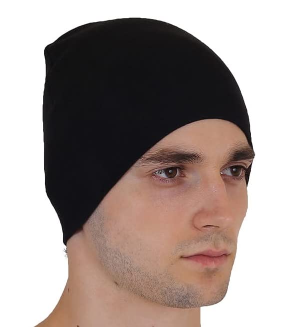 ATABZ Under Helmet caps Black Grey Combo Pack of 2 Expandable Stretch Lycra Cloth view 2