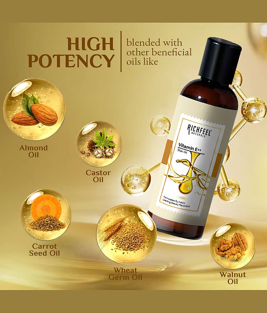 Richfeel Face Oil Vitamin E Skin Toning For All Skin Type ( Pack of 2 ) view 2