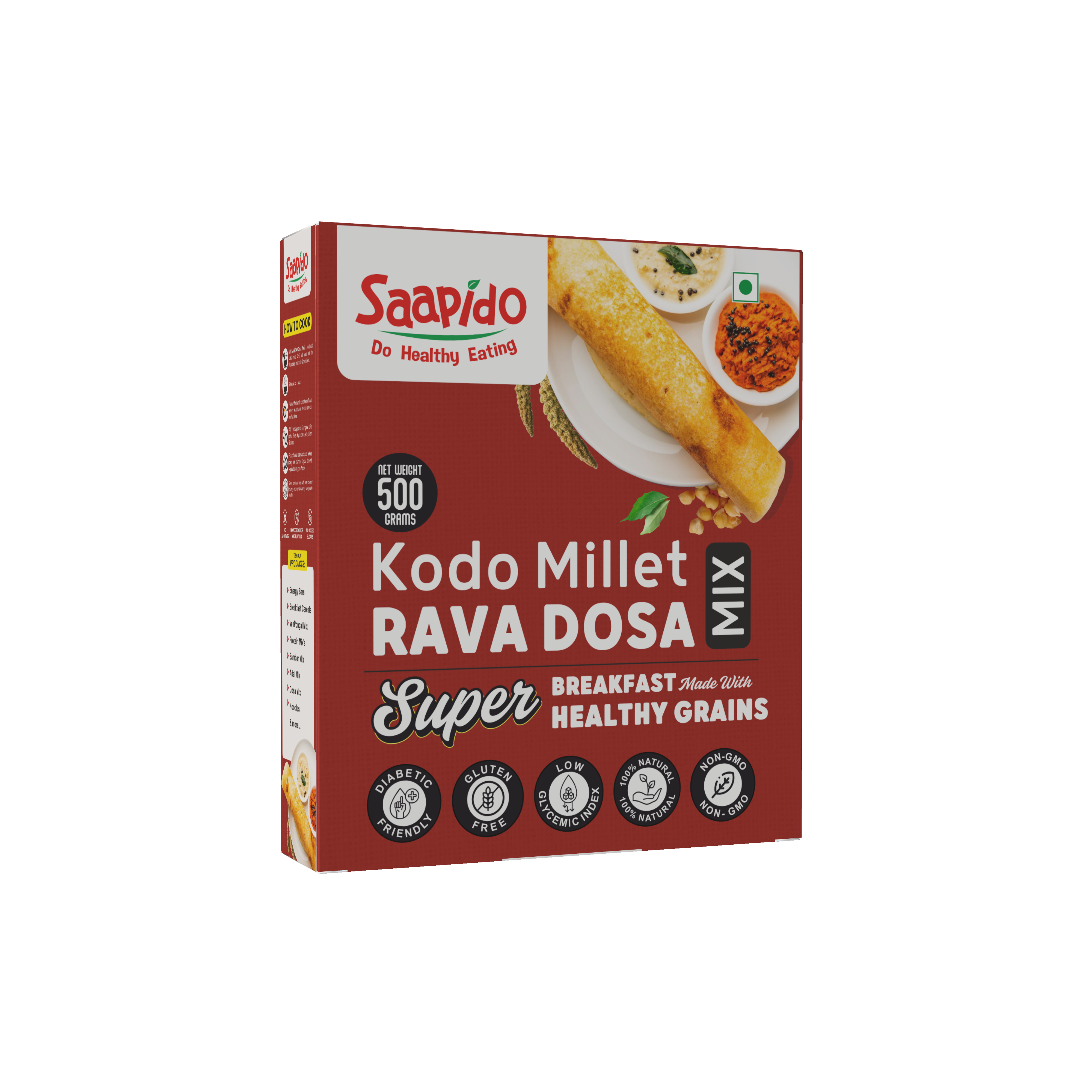 Kodo Millet Rava Dosa Mix - 500 gms