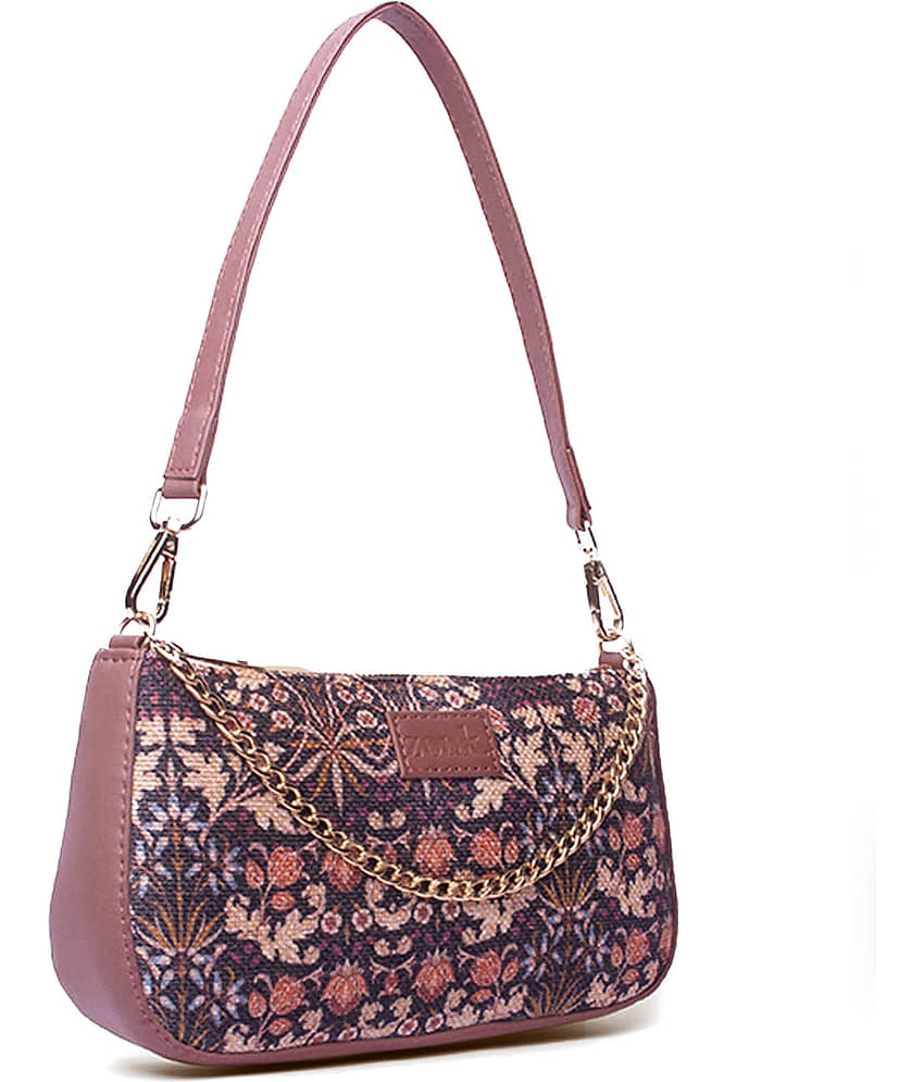 Zouk Shoulder Bag Jute Set of 1 ( Multicolor ) view 2