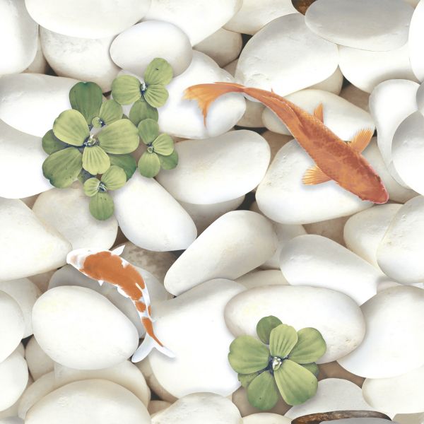 Orientbell Floor Tiles Anti-Skid EC Fish Pebble 10 Pcs view 2