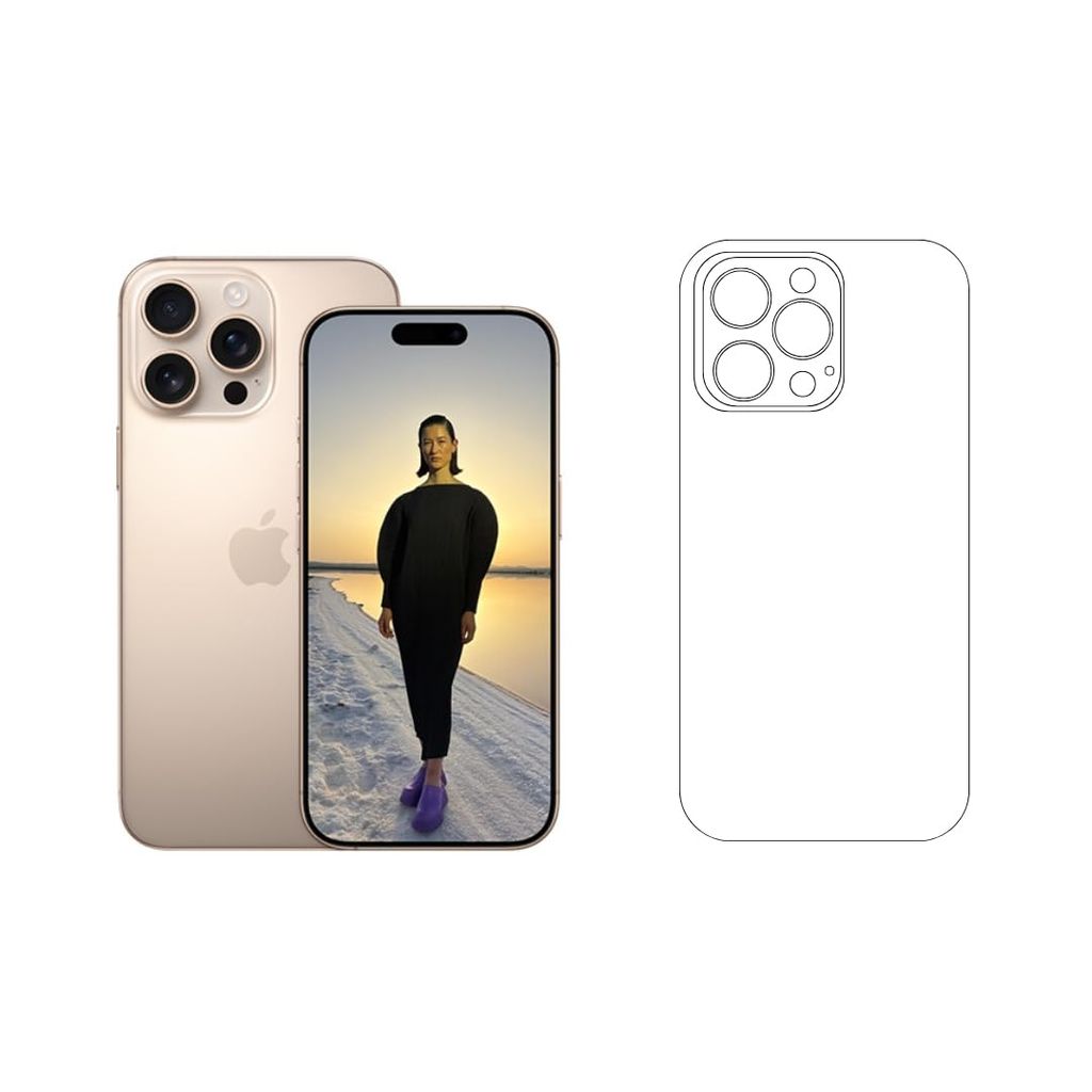 SKINOVITA Compatible For Apple iPhone Unbreakable Transparent Hydrogel Membrane, Back Screen Guard Protector (Scratchproof/Self Healing)(Gloss)