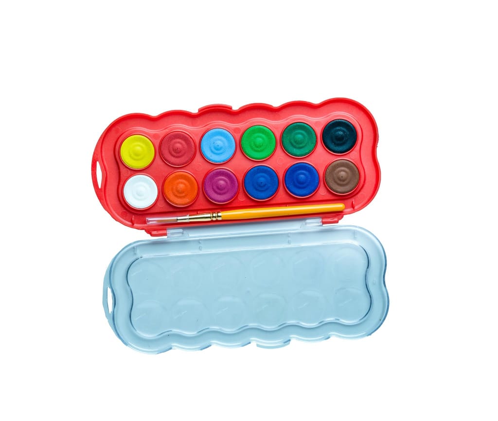 polo Watercolor Cake Set Pack of 2 | 12 Bright & Rich Shades (20mm) | Safe, Non-Toxic & Easy to Use | Ideal for Kids, Artists & School Projects view 2