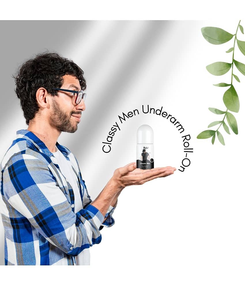 Classic Men's Underarm Roll-On Deodorant: The Perfect Way to Stay Fresh All Day Long 50 ML PACK OF 1 view 2