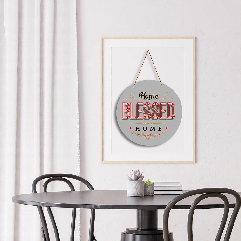 Wall Hangings for Home Decoration Items for Living Room Decor Welcome Home Wall Hanging for Home Office Decoration Handmade Craft Decorative Wall Art (WH1822) view 2