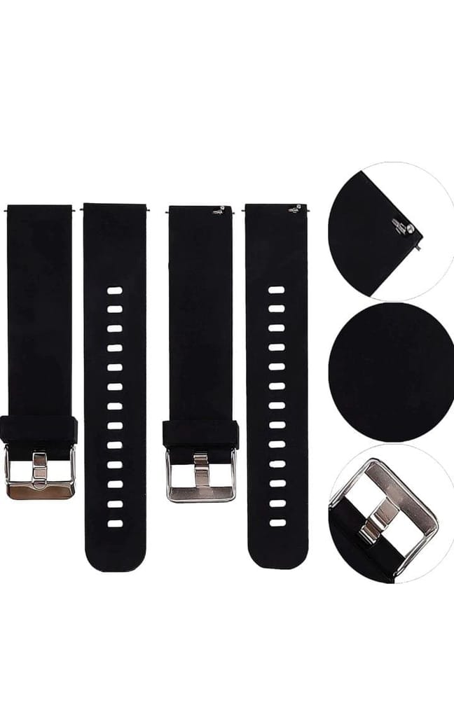 Exelent 22MM Watch Band Strap with Stainless Steel Buckle Compatible with ColorFit Pro 4/Pro 4 Max/Ultra/Ultra 2, Amazfit GTR 47mm/ GTR 2E, Galaxy Watch 3 45mm, Realme S/S Pro view 2