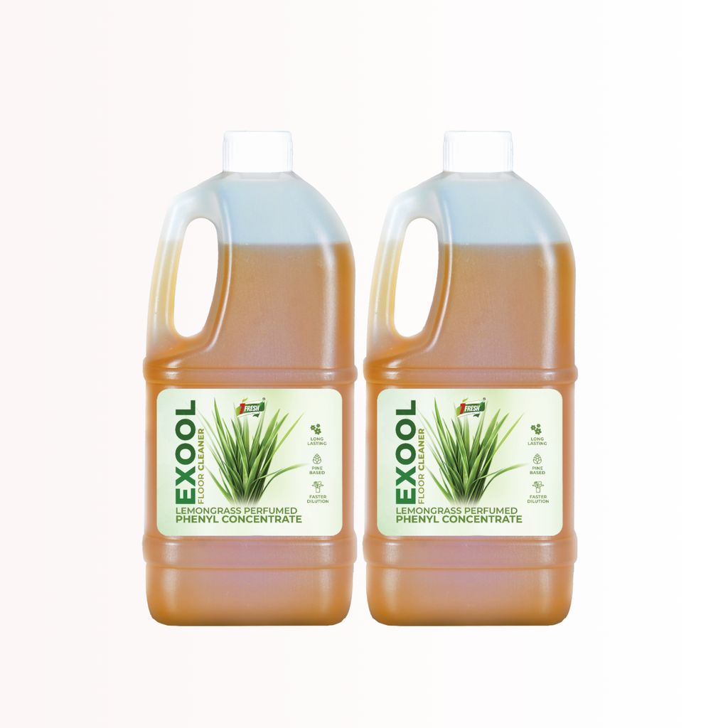 7Fresh Exool Perfumed Phenyl Concentrate Liquid 1 Ltr (MAKES 30 LITTER OF THICK WHITE PHENYL) Floor Cleaner,Pine Based,Long Lasting,Faster Dilution,Phenyl Essence