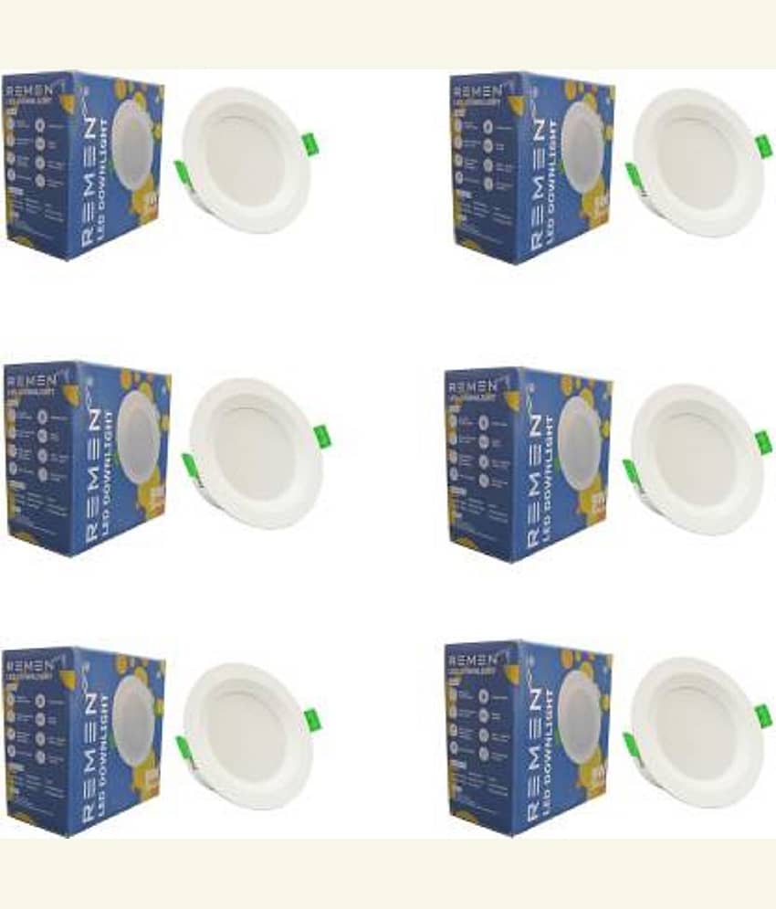 Remen Led Lites - 9W Cool Day Light LED Bulb ( Pack of 6 )