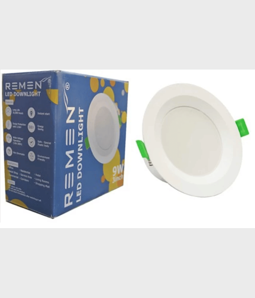 Remen Led Lites - 9W Cool Day Light LED Bulb ( Pack of 6 ) view 2