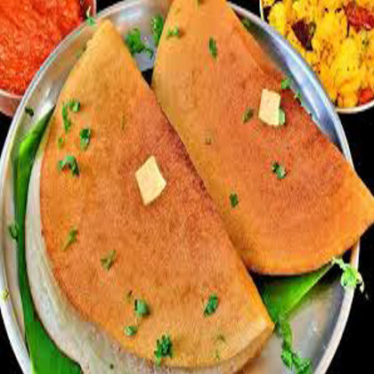 Butter plain dosa