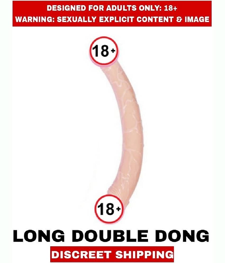 Jelly Double dong Double-Ended Dildo On Dual Realistic Sex Toys For women view 2