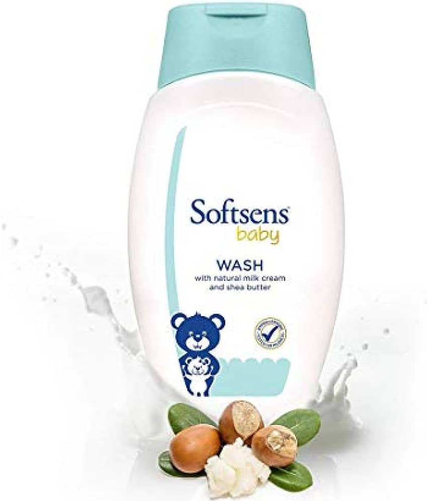 Sotftsens Baby TEAR FREE Baby Wash with natural milk cream & shea butter, 200ml, Pack of 4 view 2