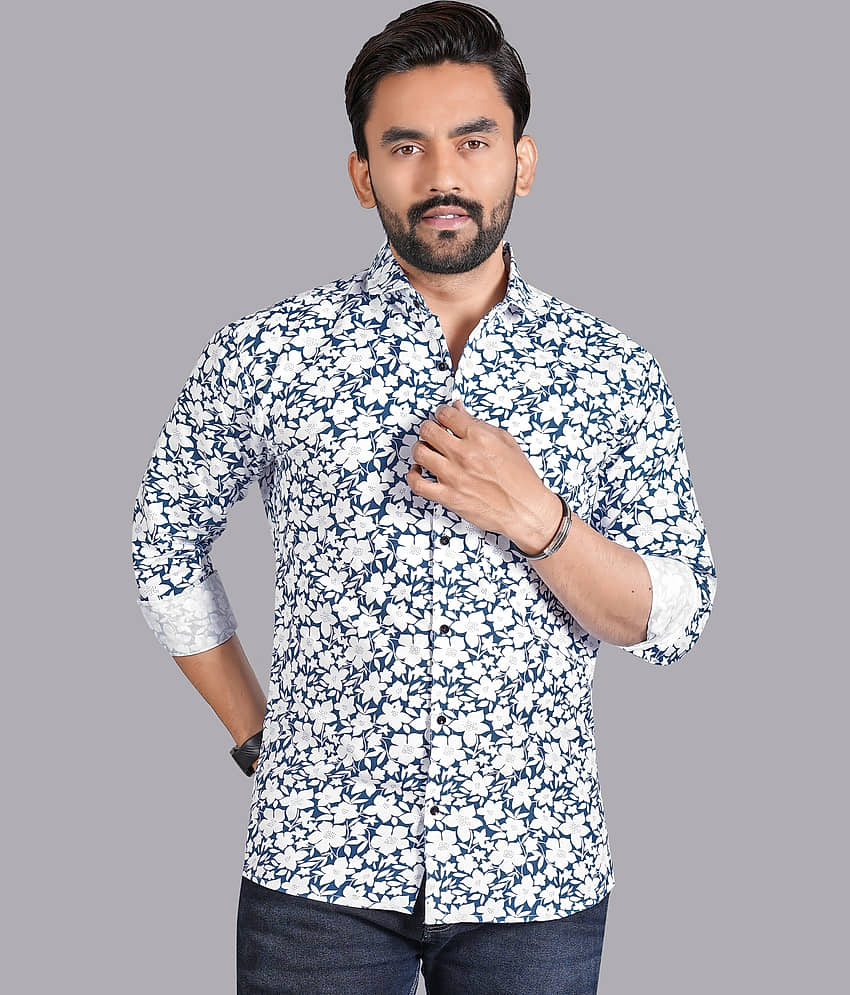 ADWYN PETER 100% Cotton Regular Fit Printed Full Sleeves Men's Casual Shirt - Multicolor 12 ( Pack of 3 ) view 2