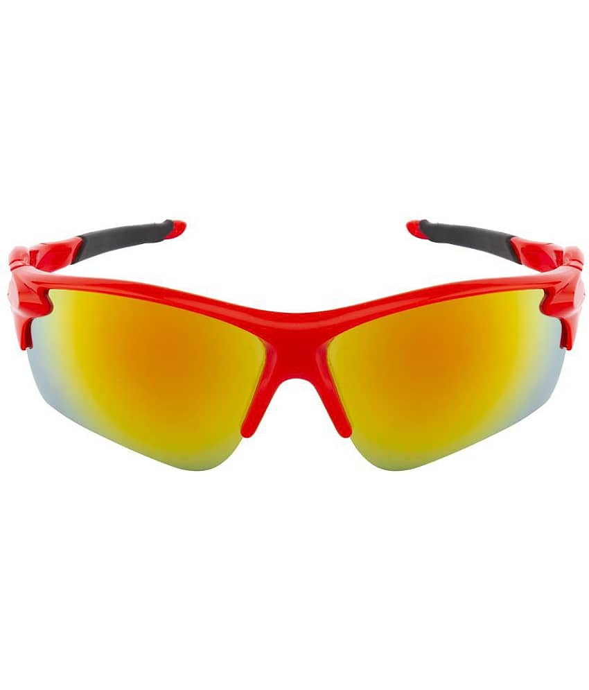 Clark n' Palmer - Red Wrap Around Sunglasses ( SM 201 ) view 2