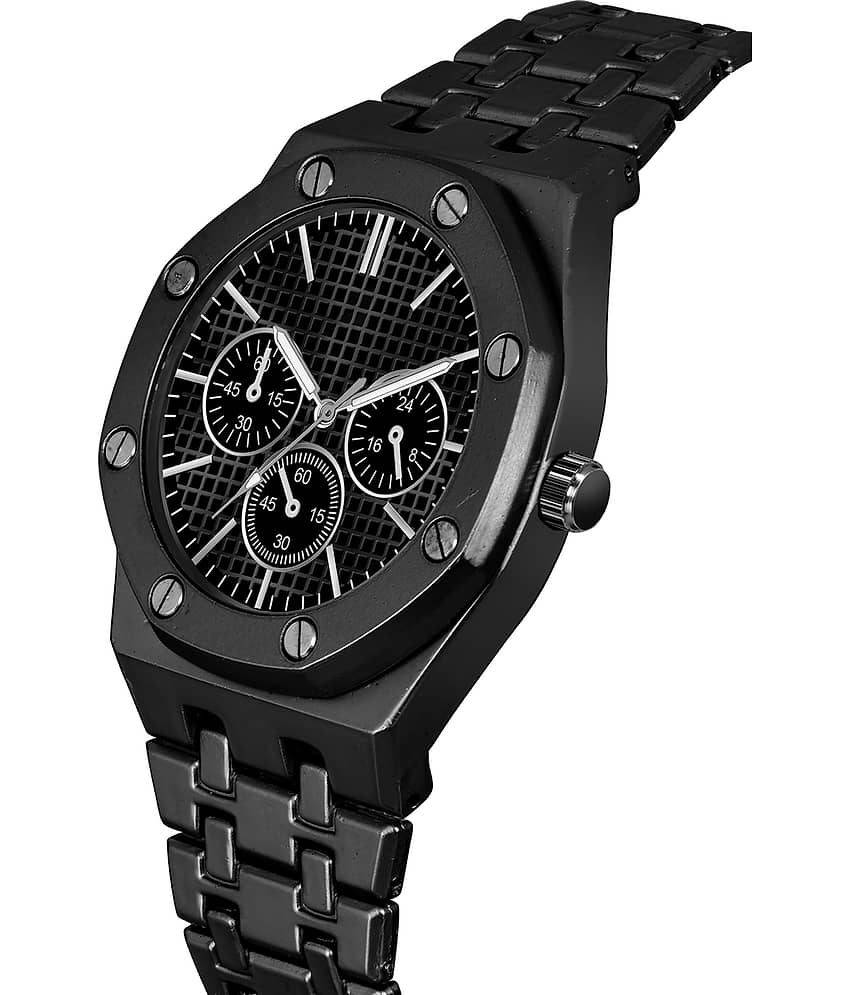 Trex Black Stainless Steel Analog Men's Watch view 2
