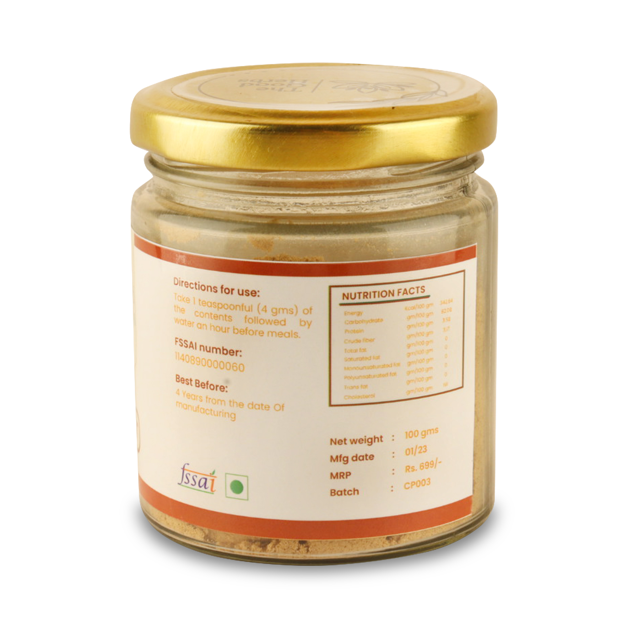 The Good Herbs Good 4 Gut, 100 gm view 2