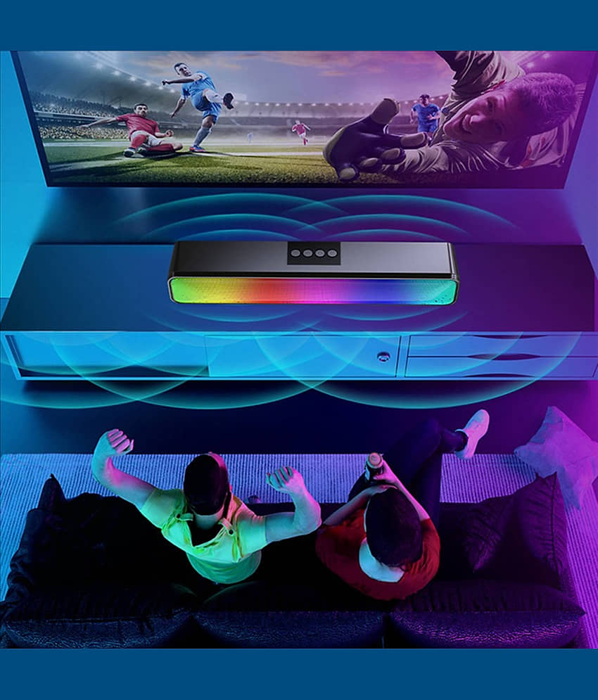 COREGENIX RGB Bingo 10 W Bluetooth Speaker Bluetooth v5.0 with USB,SD card Slot,Aux Playback Time 20 hrs Assorted view 2