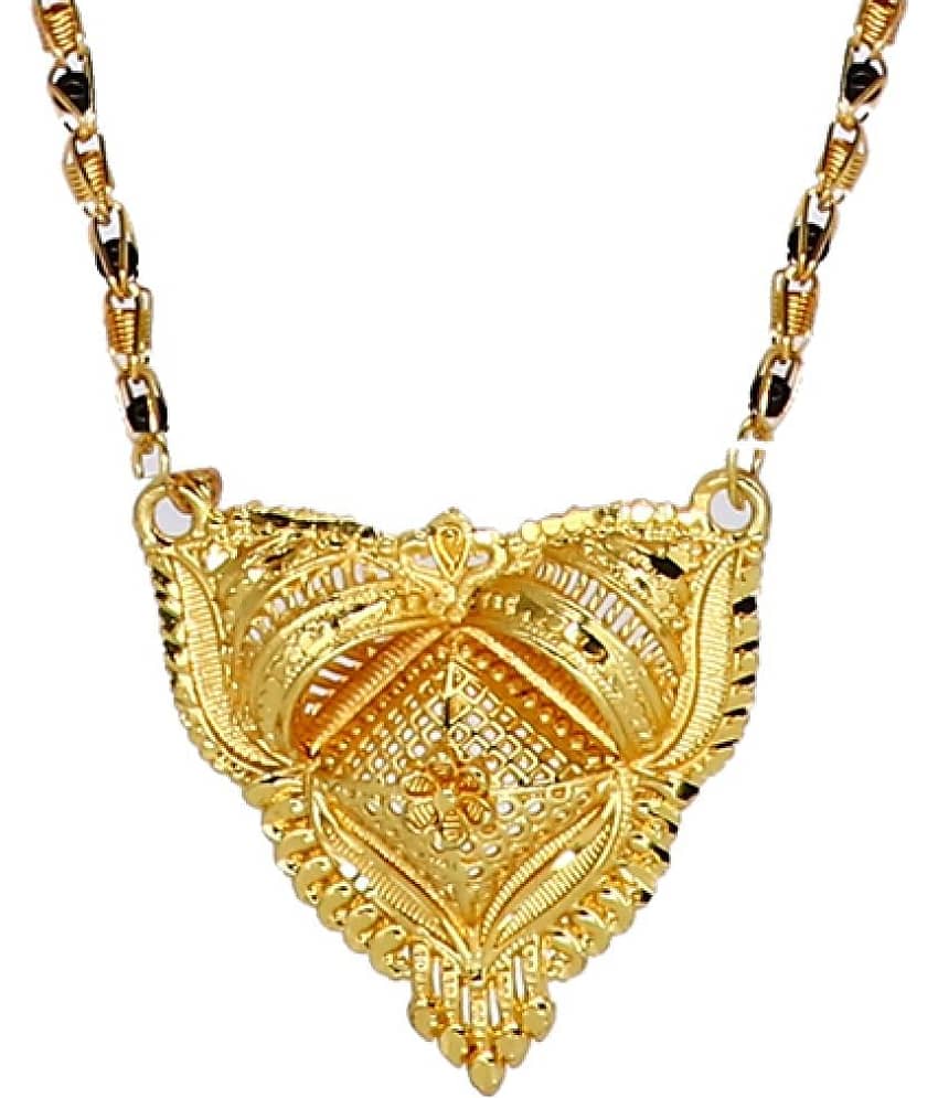 JIPPA - Golden Mangalsutra ( Pack of 1 ) view 2
