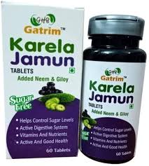 Gatrim Karela Jamun Tablets 60 view 2