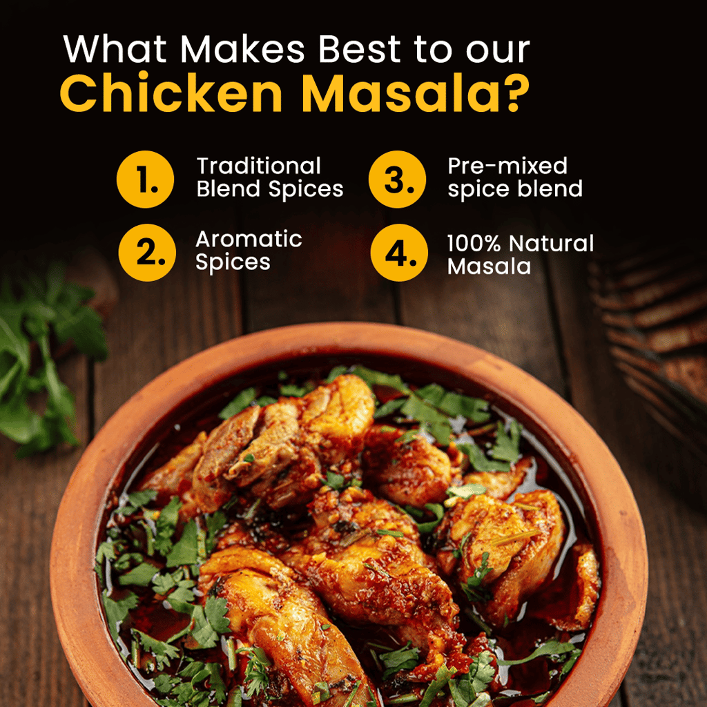 Buy Chicken Masala Online India - Restaurant-Style Spice | Phoran view 2
