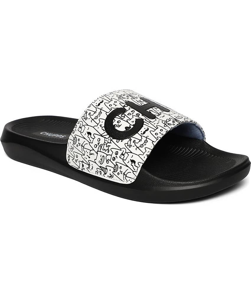 CHUPPS Black Men's Slide Flip Flop view 2