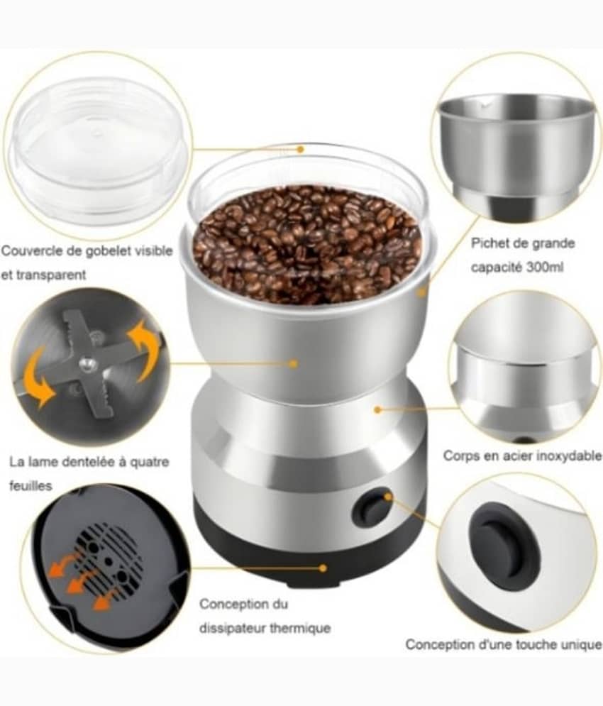Stainless Steel Nima Grinder,Spice Coffee Grinder, Dry Masala Grinder, Masala Mi Stainless Steel 1 Coffee Grinder view 2