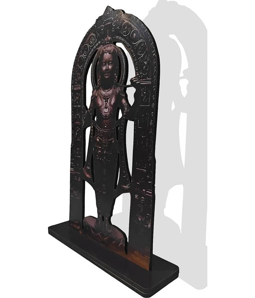 Saf Shree Ram Lala Religious MDF Showpiece ( 20 cm ) view 2