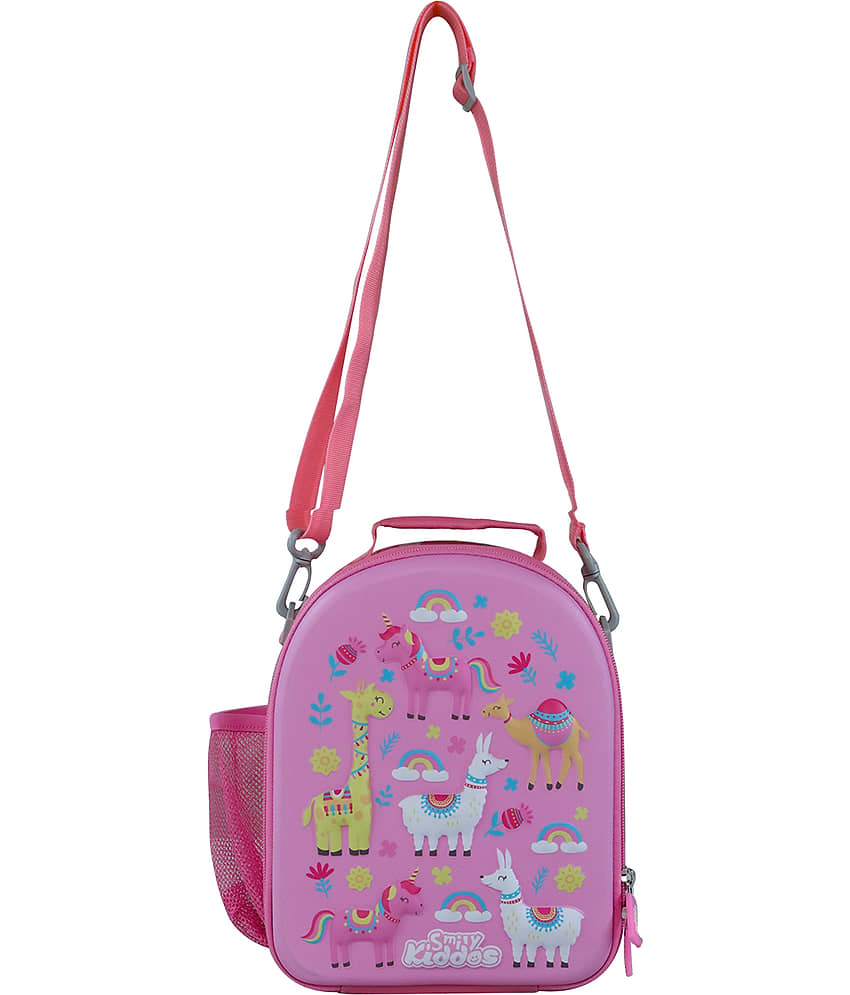 Smily kiddos 5 Ltrs Pink Polyester College Bag view 2