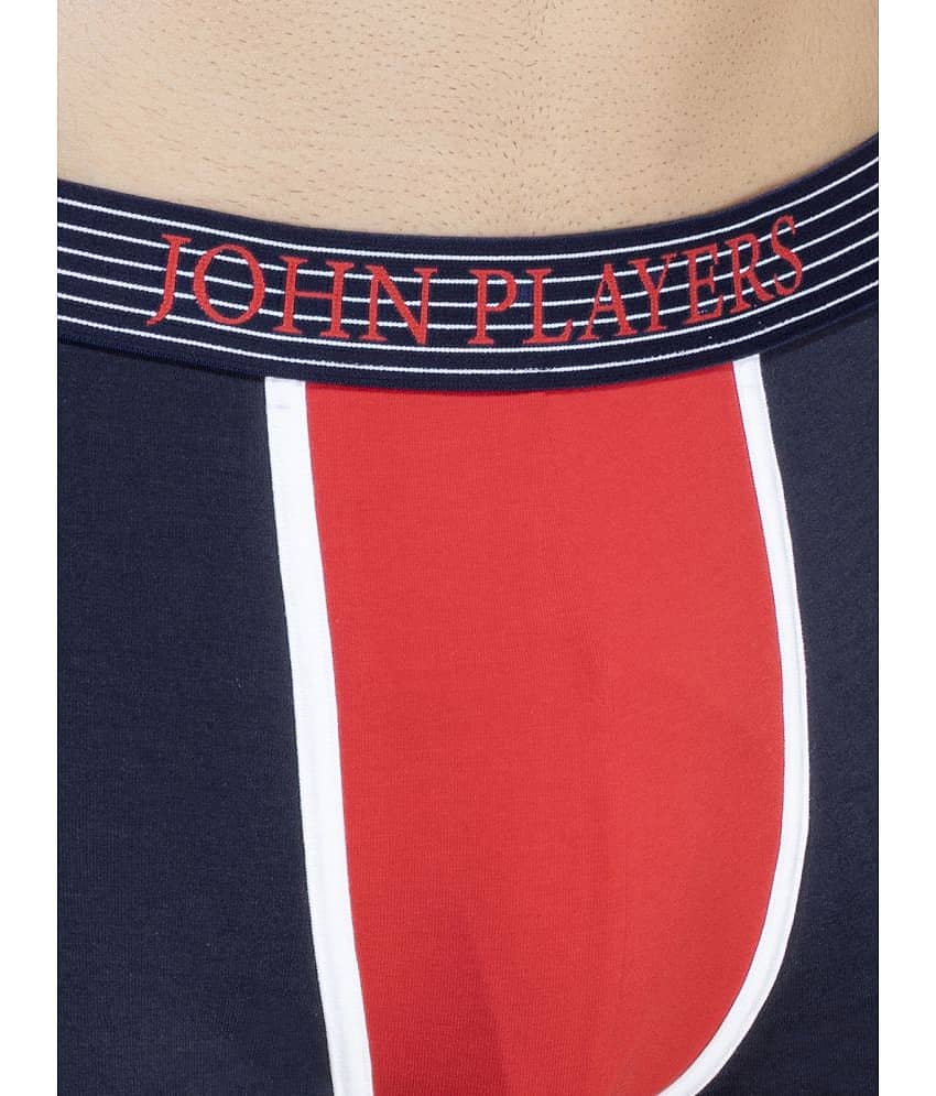 John Players Multicolor Cotton Blend Men's Trunks ( Pack of 2 ) view 2