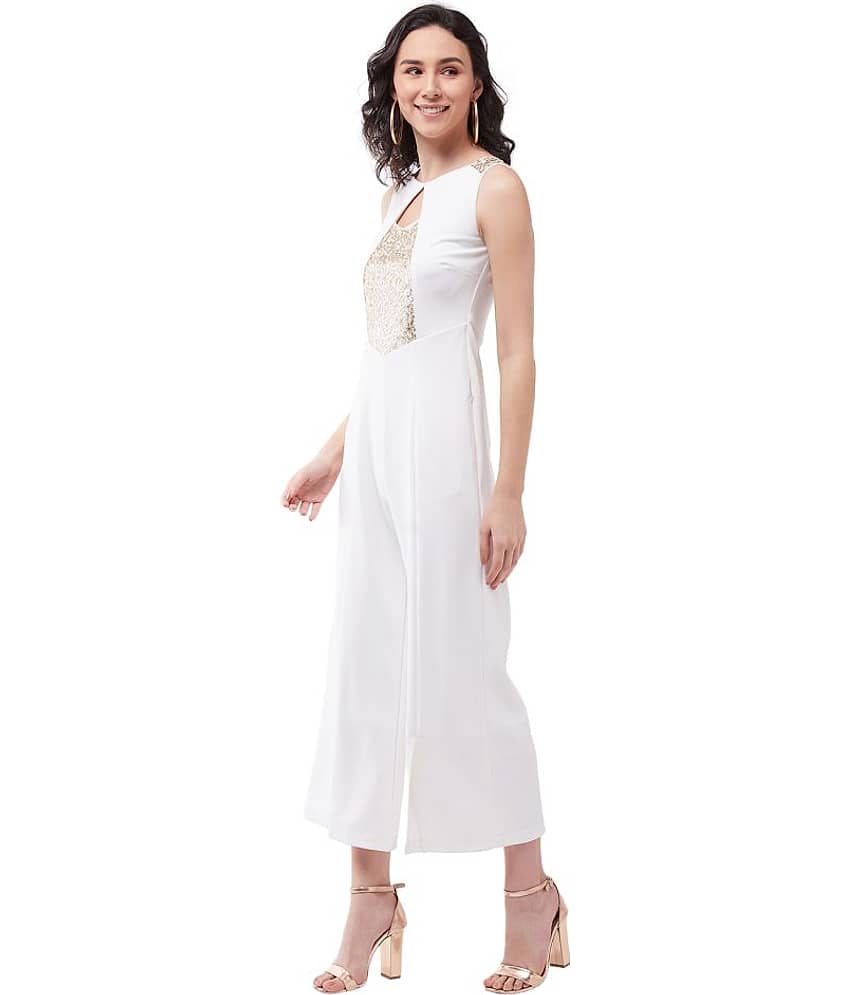 Miss Chase - White Polyester Regular Fit Women's Jumpsuit ( Pack of 1 ) view 2