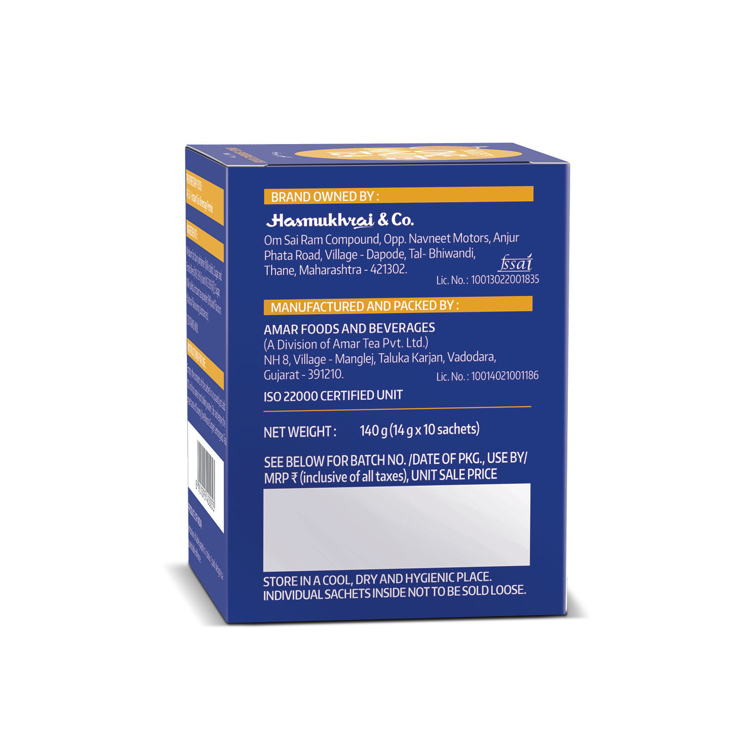 Society OMT Ginger Lemongrass Instant Tea Premix, 140 gm view 2