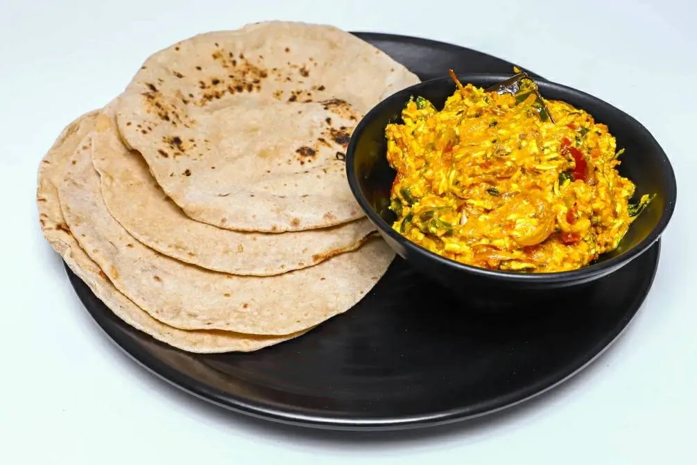 Paneer Bhurji & 4 roti