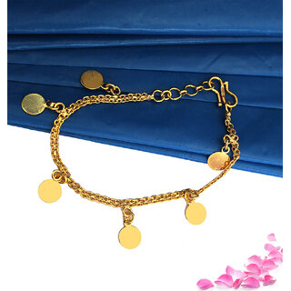 S L GOLD 1 Gram Micro Plated Bracelet D10 view 2