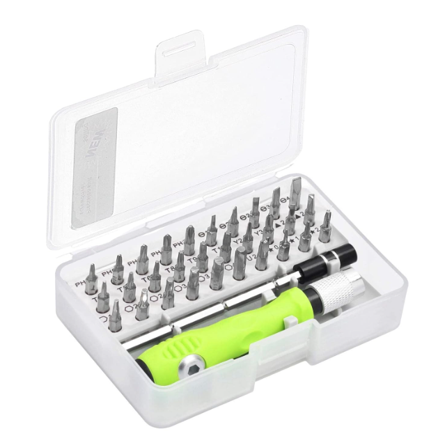 Precision Screwdriver Set Magnetic, 32 in 1 Small Screwdriver Set for Glasses, Computer
