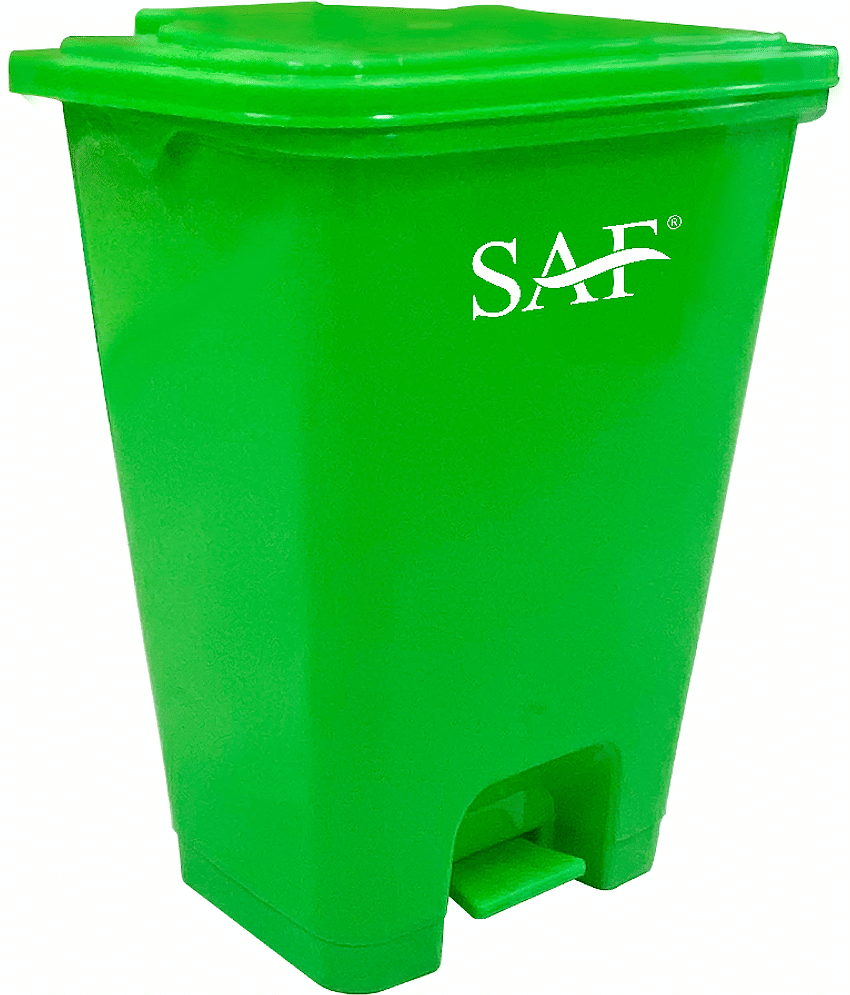 SAF PLASTIC PEDAL BIN 30 LITERS for Office, Kitchen, Hospitals, Hotel, Restaurant, Farm House, Resort, Residence, Parking, Indoor or Outdoors. view 2