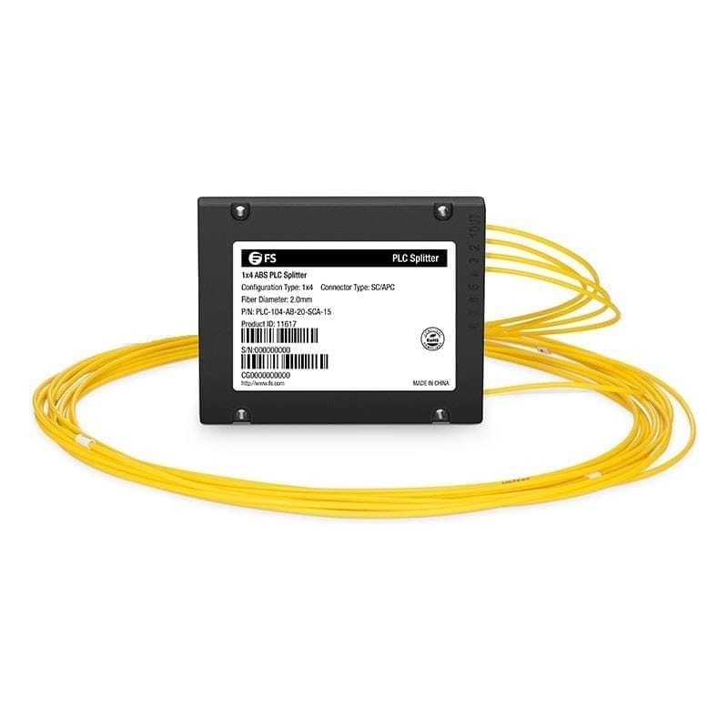PLC Fiber 1x4 Splitter (Without Connector) view 2
