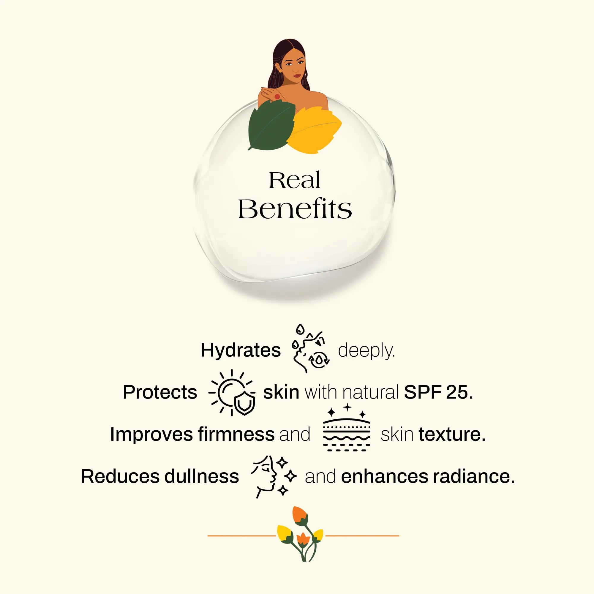 ashpveda Ultra Hydration Radiance Cream with Natural SPF 25 view 2